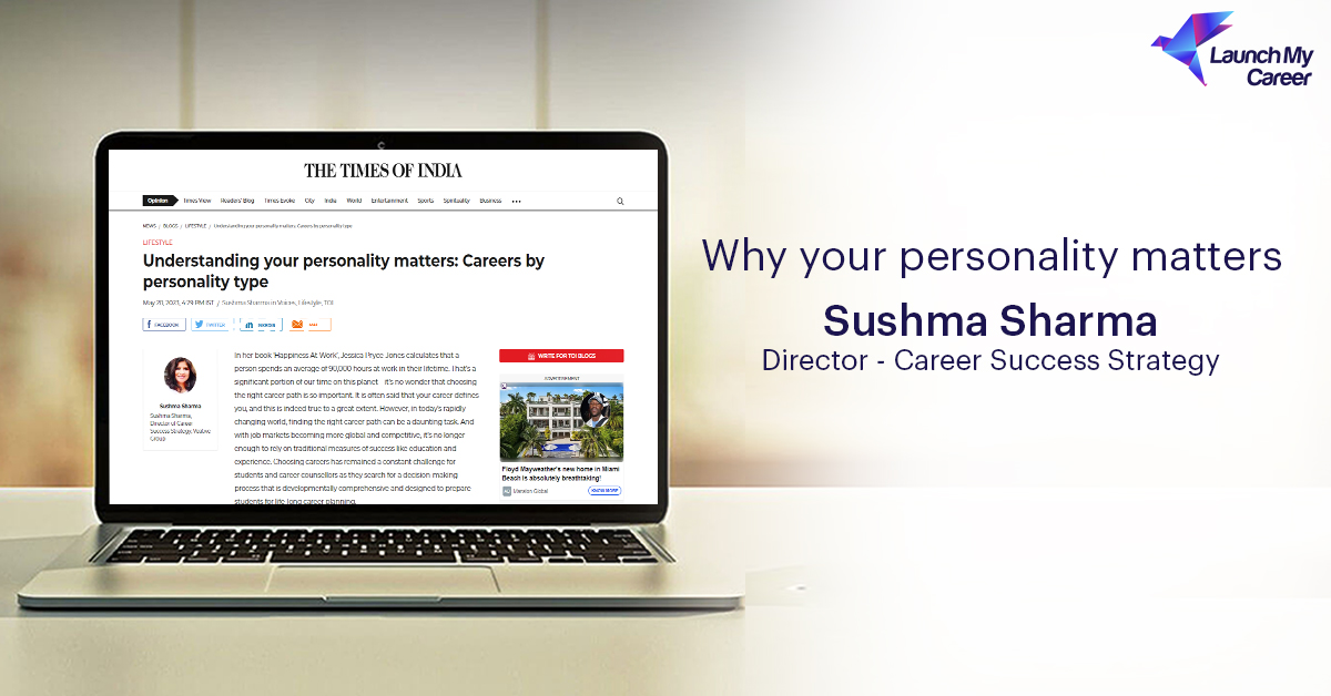 Your personality plays a significant role in determining how well you perform in your career," writes Sushma Sharma, Director - CSS, Veative in an article titled 'Understanding Your Personality Matters: Careers By Personality Type' for TOI.

Read: veative.com/in-the-news/