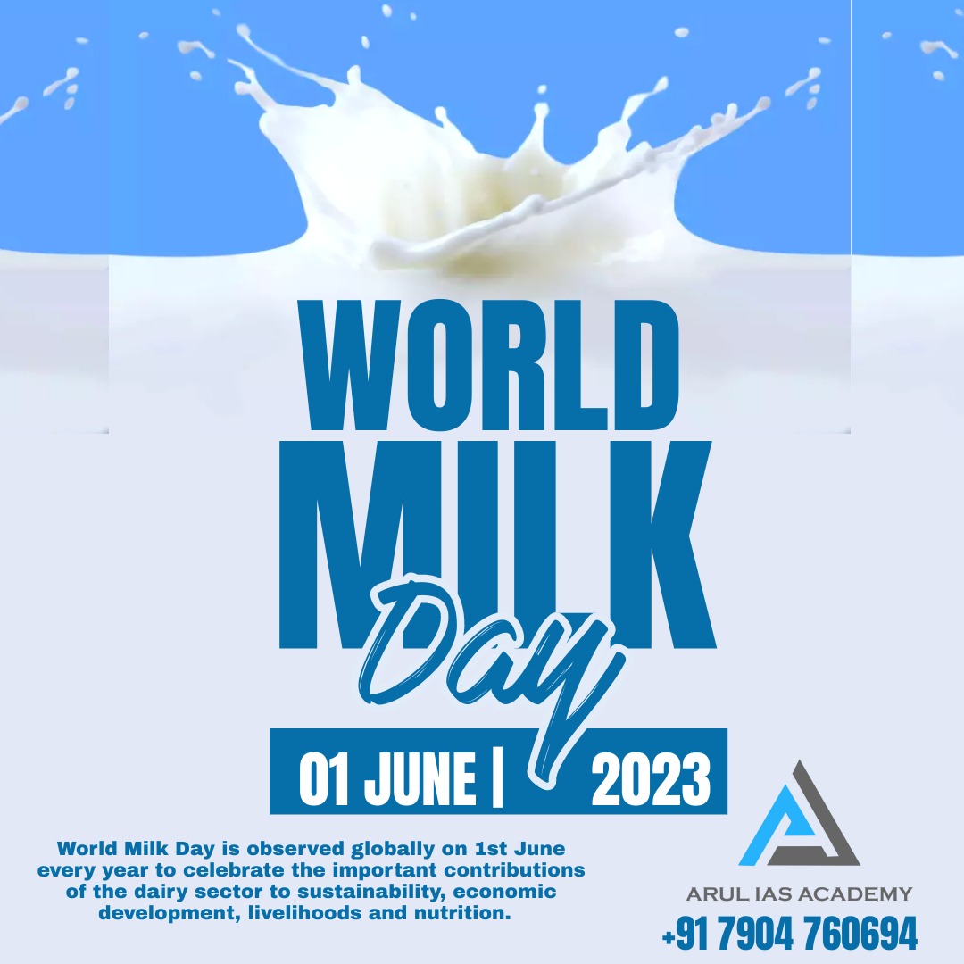#ARULIASACADEMY
#WorldMilkDay #MilkDay