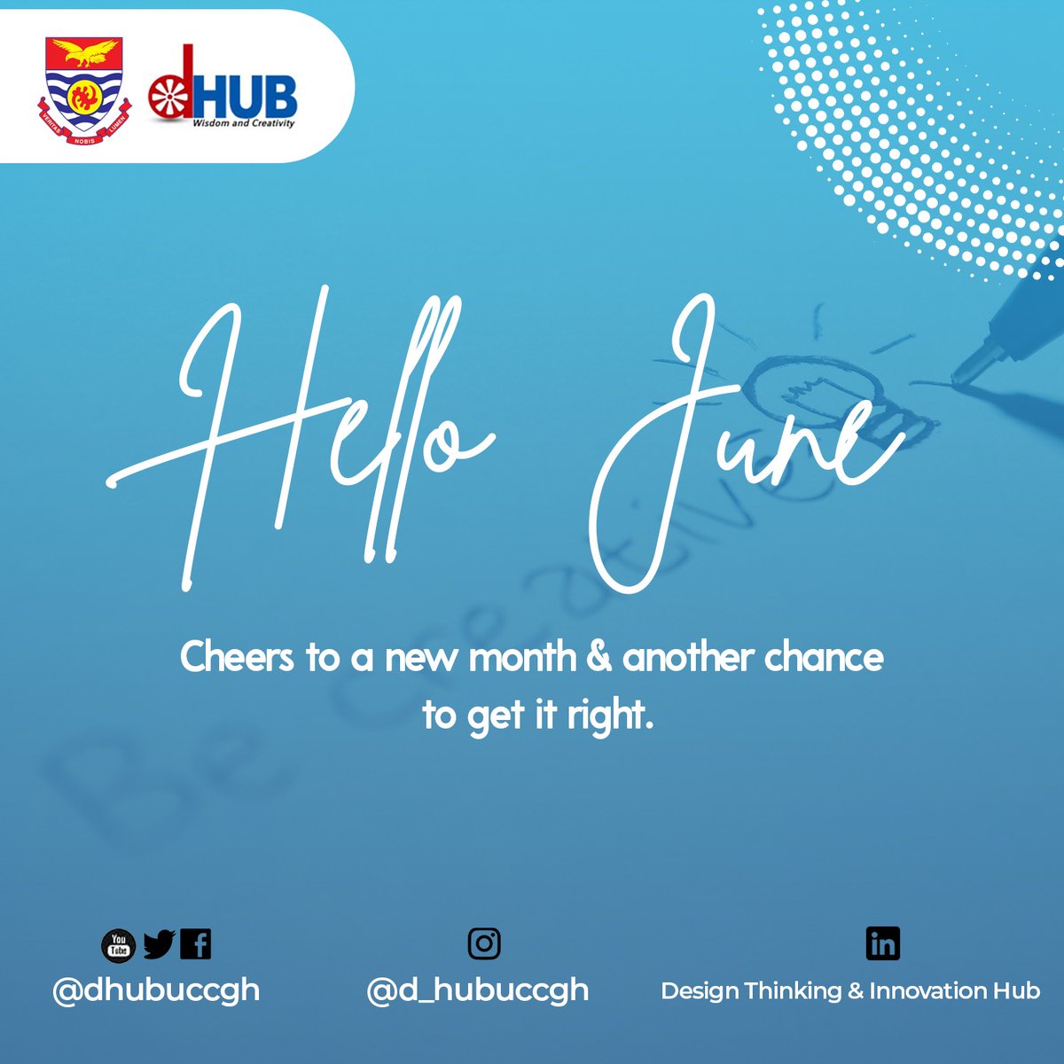 Welcome to June! Start off the new month by visiting D-HUB for expert advice on how to make that business idea work. Today is "say something nice day''. As we join the fight against unkindness, Say something nice about the D-HUB or someone and tag us. #dhub #dhubucc