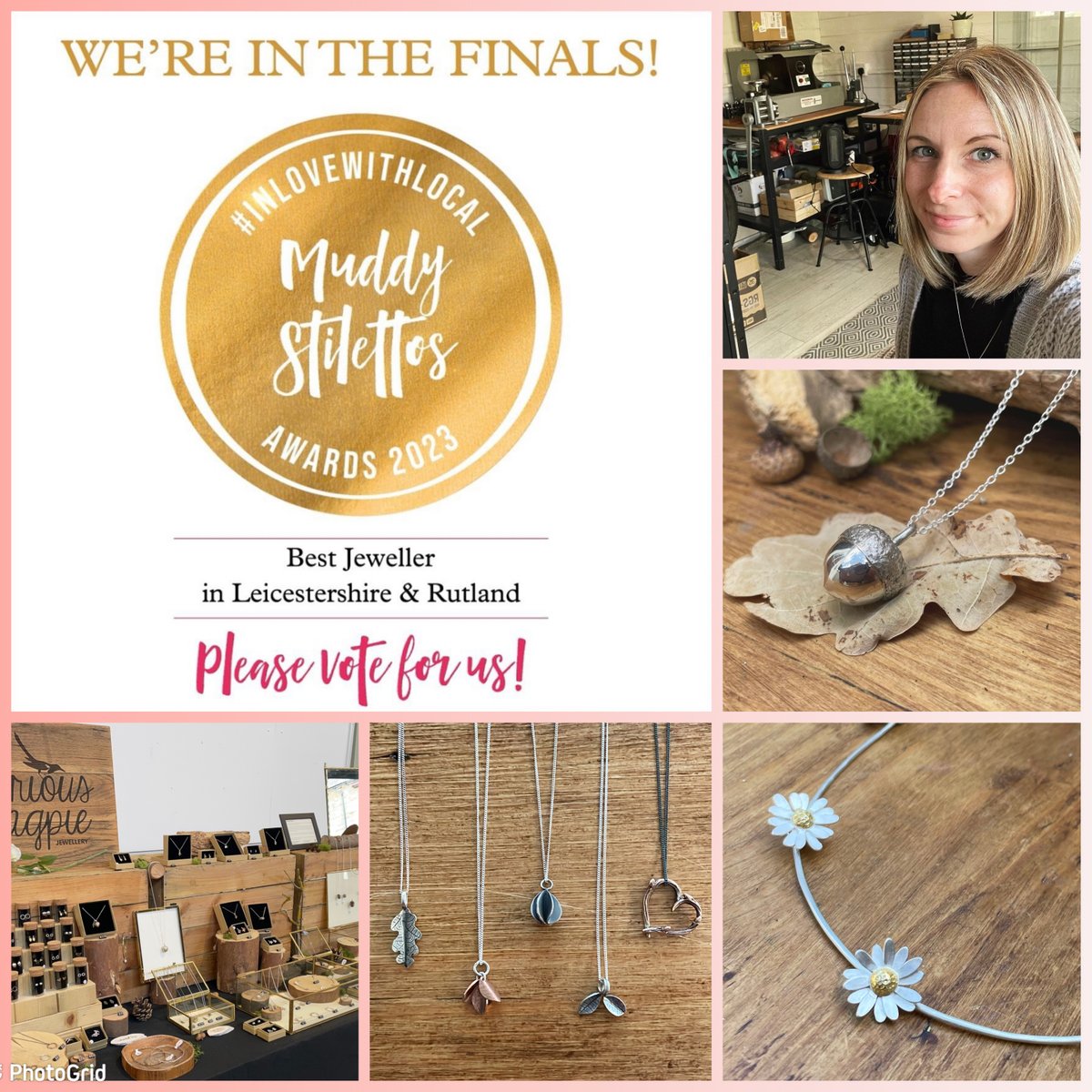 Please vote for my handmade business in the Best Jeweller category for the Muddy Stilettos 2023 awards

leics.muddystilettos.co.uk/awards/finalis…