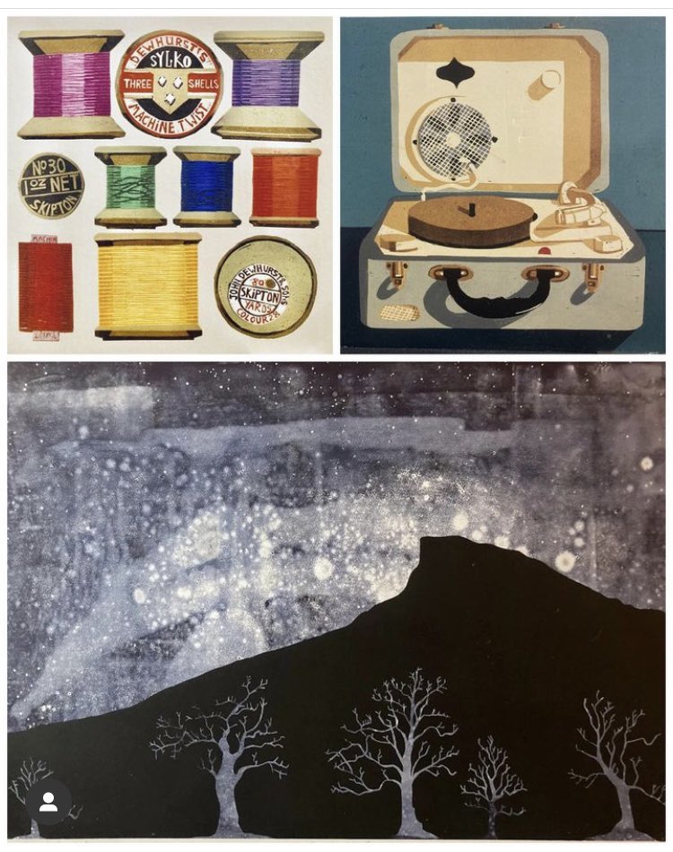 North Yorkshire Open Studios no 26 
Open 3/4,10/11 June 10-5pm 
I’ve got an incredibly tidy studio/gallery to marvel at and some linocuts.