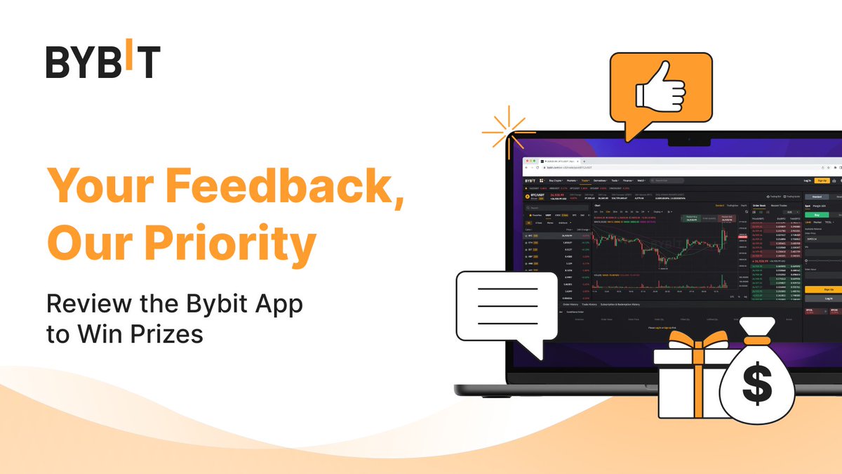 💻 Join the App Evolution: Shape the #Bybit App, win MacBook Air!

We're grateful for your feedback in the first event — we've listened to your input and made significant improvements to our App. Now, we're back for more. 

Learn more here: i.bybit.com/2abLIMZs

#TheCryptoArk