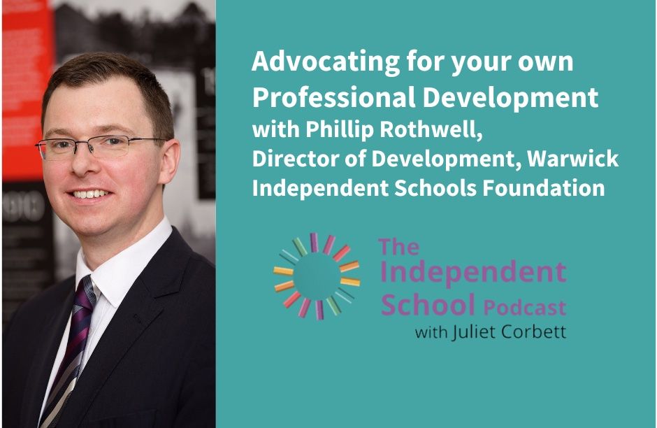 Phillip Rothwell, Director of Development at Warwick Independent Schools Foundation knows how essential it is to have a growth mindset. Have you invested in your professional development?

bit.ly/3VYl63B

#professionaldevelopment #independentschools