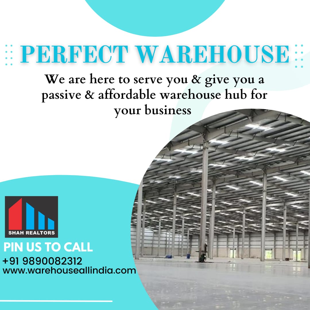 PERFECT WAREHOUSE SPACE FOR YOUR BUSINESS

Contact us 
SHAH REALTORS
9890082312 | 9960282403
warehouseallindia.com
preleasedwarehouse.co
shahrealtors90@gmail.com
#warehouse #lease #rent #rcc #pebshed #preleased #factory #readytomove #builttosuit #readytogo #ready #bhiwandi