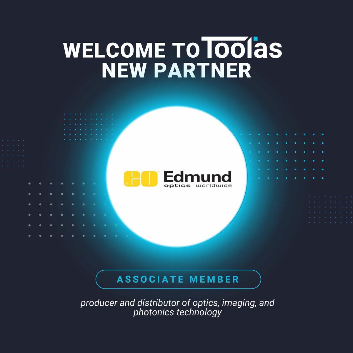 We kick off the summer with some exciting news - introducing the new <a href="/ToolasCluster/">TOOLAS</a> Associate Member, <a href="/EdmundOptics/">Edmund Optics</a>! The company specializes in optics and imaging components, offering a wide range of #photonics solutions to various industries. Welcome to the cluster!🎉