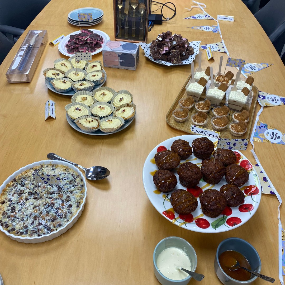 We may be a week late, but today we came together over tea &amp; cake for a great cause, and joined the fight to end cancer with #AustraliaBiggestMorningTea! 🍰 #CakeForACause #TeaTime
