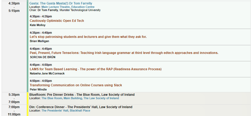 LawSocIreland's tweet photo. Joining the #EdTech23 conference today in Blackhall Place? See the latest Session Overview here: https://t.co/lHlFZdHIMB 

Don't forget to share your experience on social media. Use hashtag #EdTech23 https://t.co/JdDdit8C4C