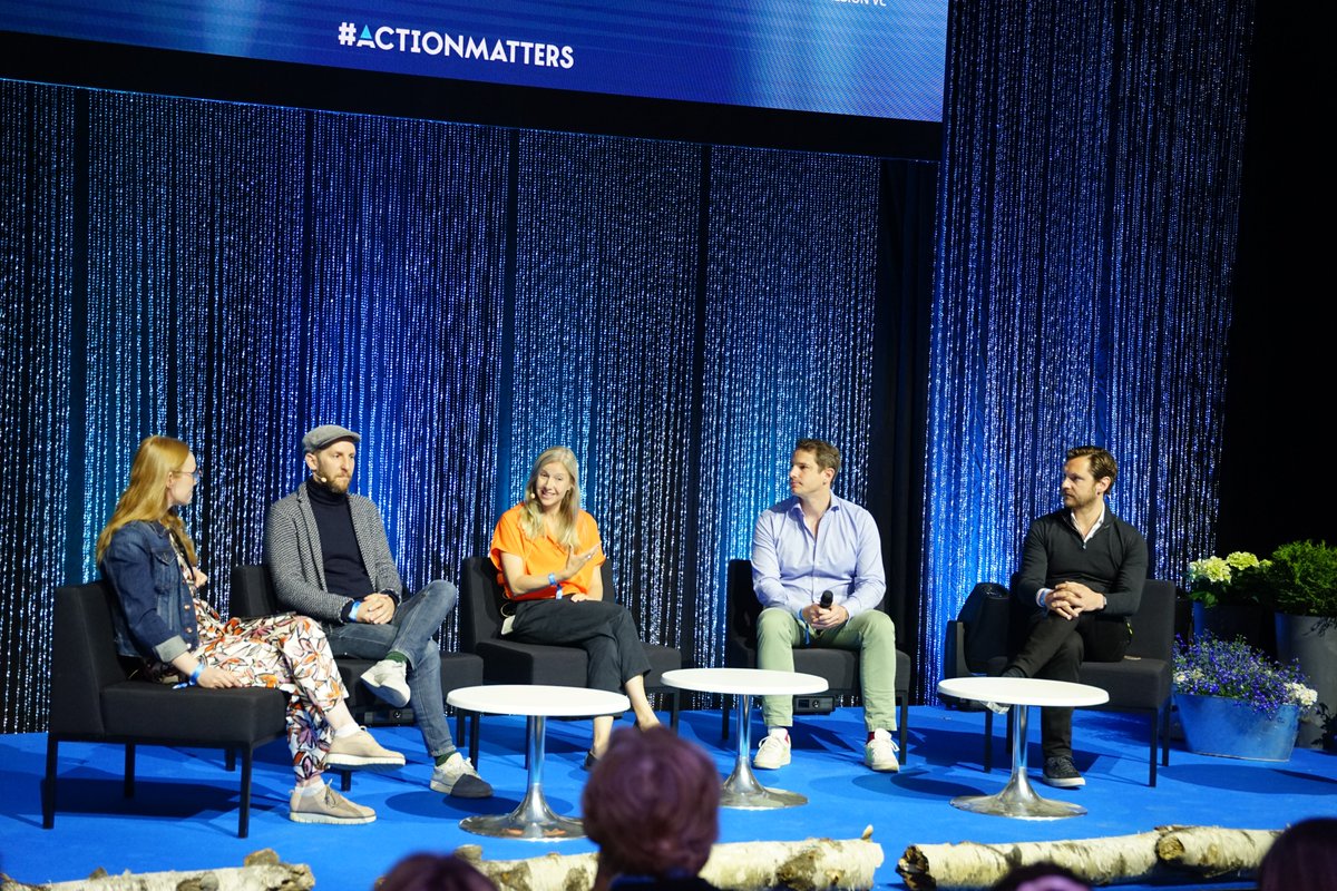 Investor Panel: Climate Tech Funding Landscape at #Arctic15 featuring Heidi Lindvall from <a href="/palebluedotvc/">Pale blue dot</a> and Ben Joffe from <a href="/SOSV/">SOSV - Deep Tech for Human and Planetary Health</a>. Moderated by Pauliina Meskanen from <a href="/LifelineVC/">Lifeline Ventures</a>. It was a very engaging discussion! #Arctic15Helsinki2023 #Arctic15