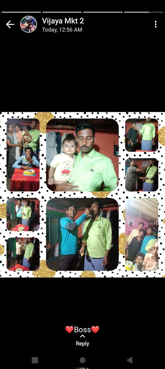 Cousin vijay dear wife shilpa b naik nephews pavan charan and pratha. Dear son Hardik and daughter chesvika wish on my birthday and celebrated.
Thanks a lot for this memorable moment.