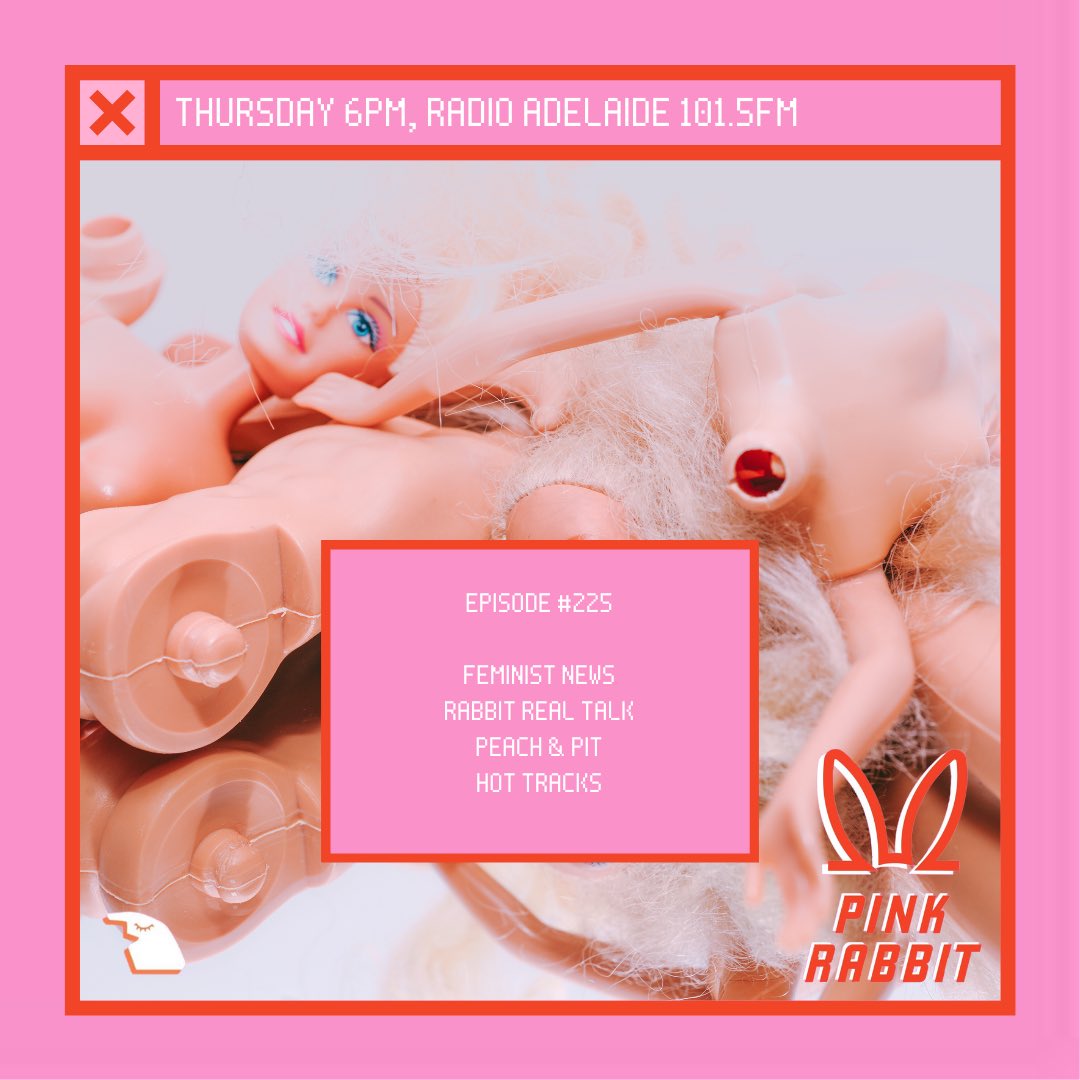 pinkrabbitradio's tweet photo. 🐰TONIGHT💖
 💬Rabbit Real Talk 
💻 Reddit Rundown
🍑Peaches and Pits🕳️
💿Hottest tracks 
  
6-7PM 101.5FM &amp; ONLINE 
@radioadelaide https://t.co/Yuun8myP14