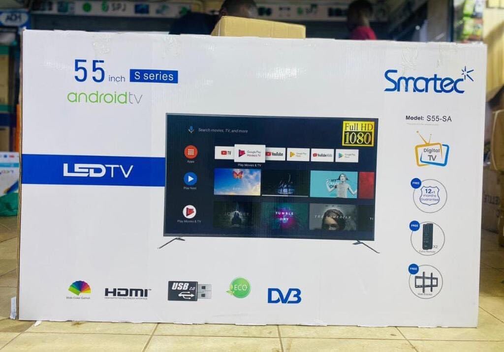 DEAL OF THE DAY -Smartec 55 inch Android Smart TV, available at UGX 1,300,000/-

📲 0759679038 / 0789501444 for delivery.
#AuthenticGadgets #dealoftheday