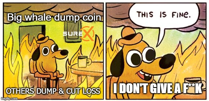 Sure9_DAO's tweet photo. Do you still #HODL all your coins? Or you follow others dumping? 
Just follow your heart and #sureX https://t.co/3abvXAhSn1