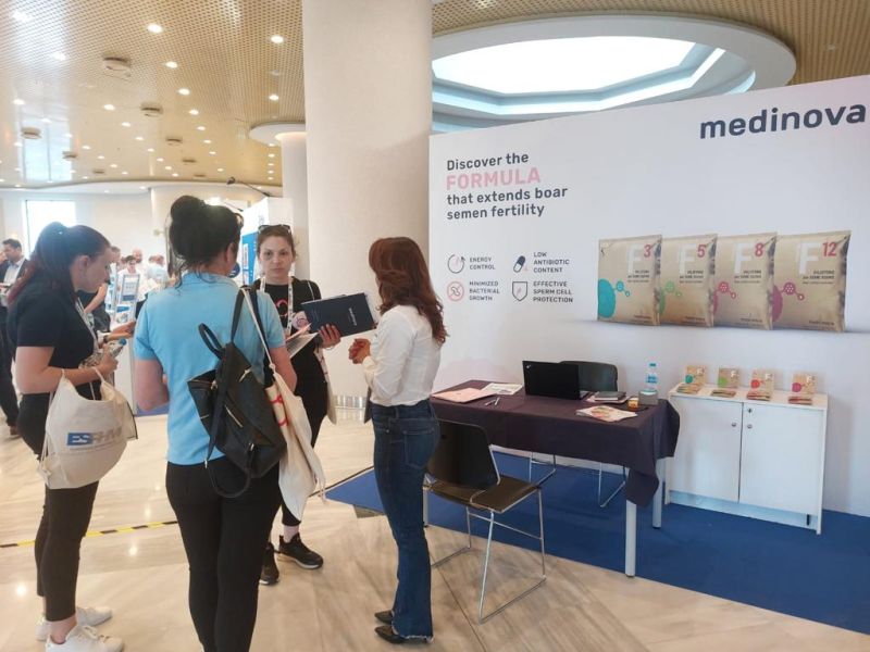 medi_nova's tweet photo. Second day at the ESPHM in Thessaloniki. Booth n°13, upper foyer M1. Don’t hesitate to stop by our booth and have a closer look at our innovative line of products for artificial insemination! #MEDINOVA#ESPHM#Thessaloniki#animalhealth#artificialinseminationsolutions https://t.co/PN5IWrtRvM