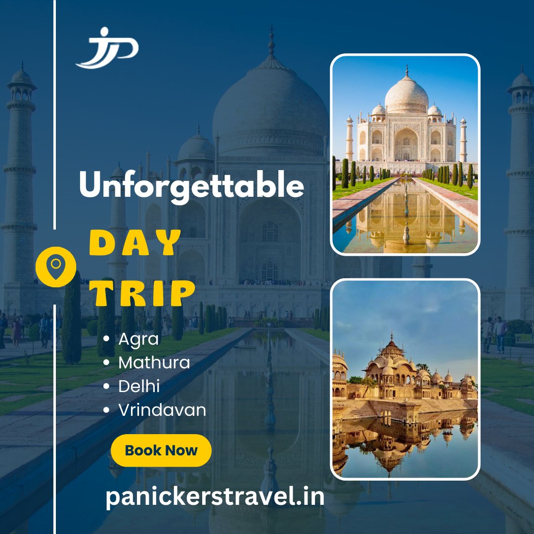 panickertravel's tweet photo. Unveil the treasures of #Agra #Mathura & #Vrindavan on an unforgettable journey! Book now #AgraMathuraVrindavan #TravelIndia #panickerstravel #Travel #SummerVibes #traveltips #travelagencydelhi #roadTrip #affordabletravel #tourism #budgettravel #tajmahal
https://t.co/1MnM67FXi0 https://t.co/BcNINPkAbJ