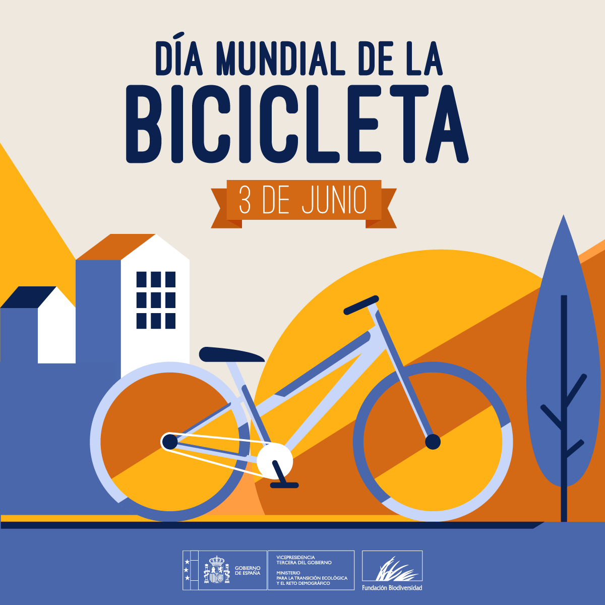 La #bicicleta 🚲 es un medio de transporte
 
🌍 Sostenible
🌿 Ecológico
💨 Limpio 
💵 Asequible
🩺 Saludable

¡Feliz #DíaDeLaBicicleta! #DíaMundialDeLaBicicleta 🚴‍♀️🚴‍♂️🚴