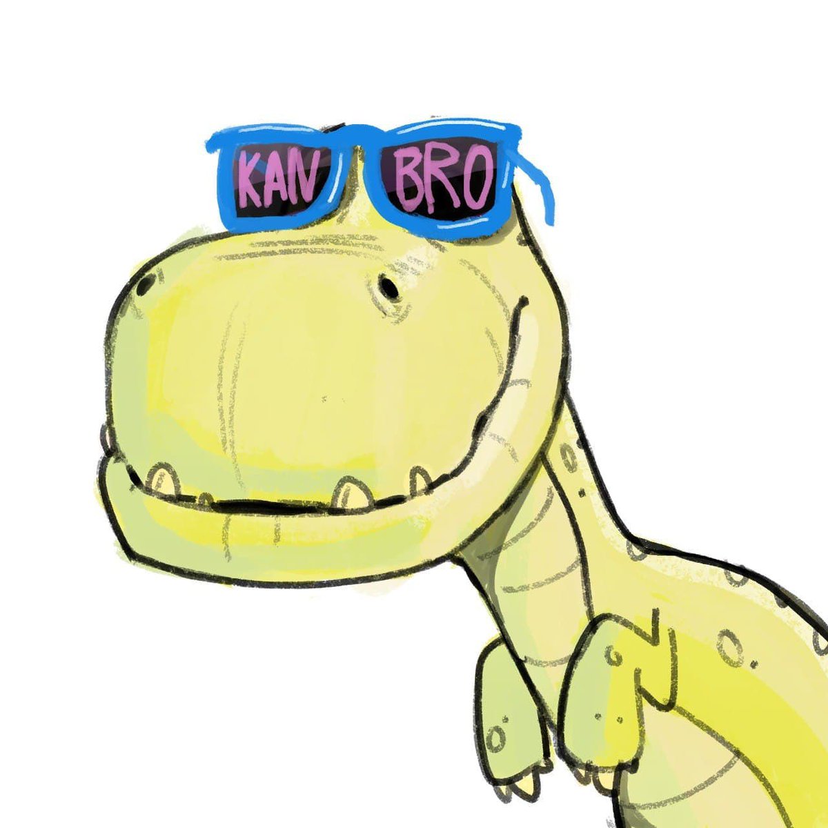 We even had some tribute traits sketched out, like this one with @justinkan inspired “Kan Bro” sunglasses 😎🕶️