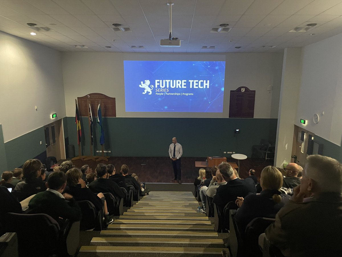 Kicking off our inaugural #digitechseries with Luc Pettett &amp; Tim Kelly sharing their innovation and entrepreneurial start ups with our school community @sunshinecoastgrammar