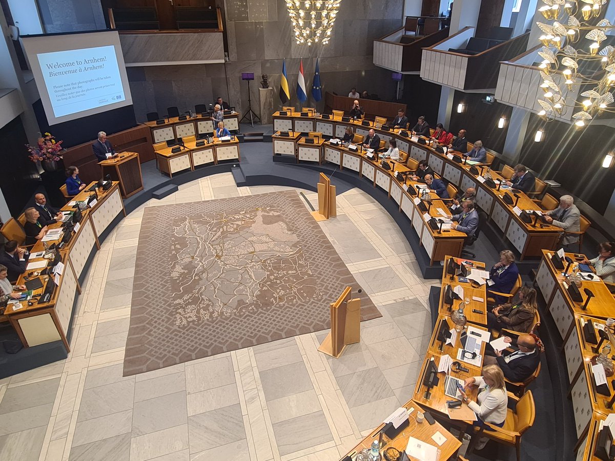 I am pleased to welcome my fellow Governance Committee members from the <a href="/COECongress/">Congress of Local and Regional Authorities</a> here in Arnhem today and tomorrow. A special welcome to our members from #Ukraine️ who are here under very difficult circumstances. <a href="/provgelderland/">Provincie Gelderland</a> #Europe <a href="/NewsFromTheCoE/">CouncilOfEuropeNews</a>