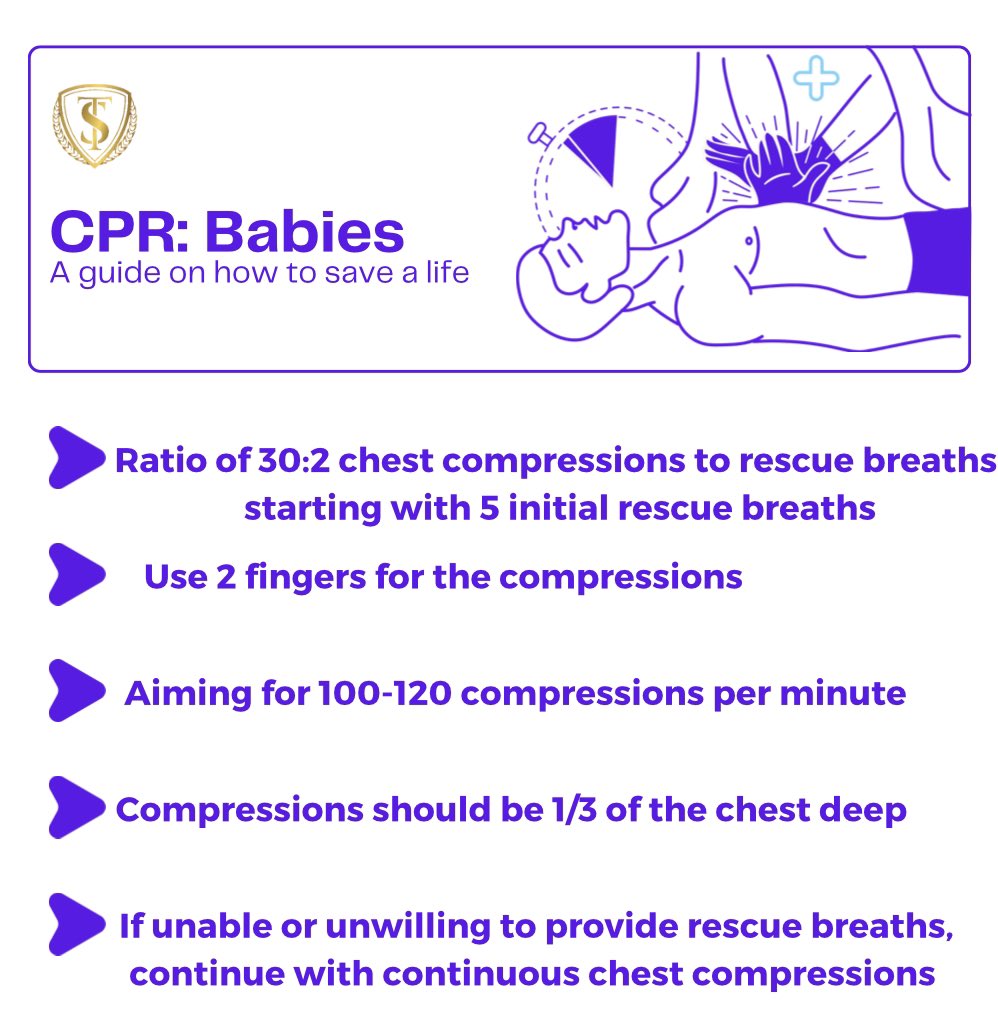 Swipe to see more advice on CPR for babies and children 

#lifeskills #savinglives #firstaid #firstaidtraining #firstaidtips #firstaider #doncasterbusiness #leedbusiness #sheffieldbusiness #yorkbusiness