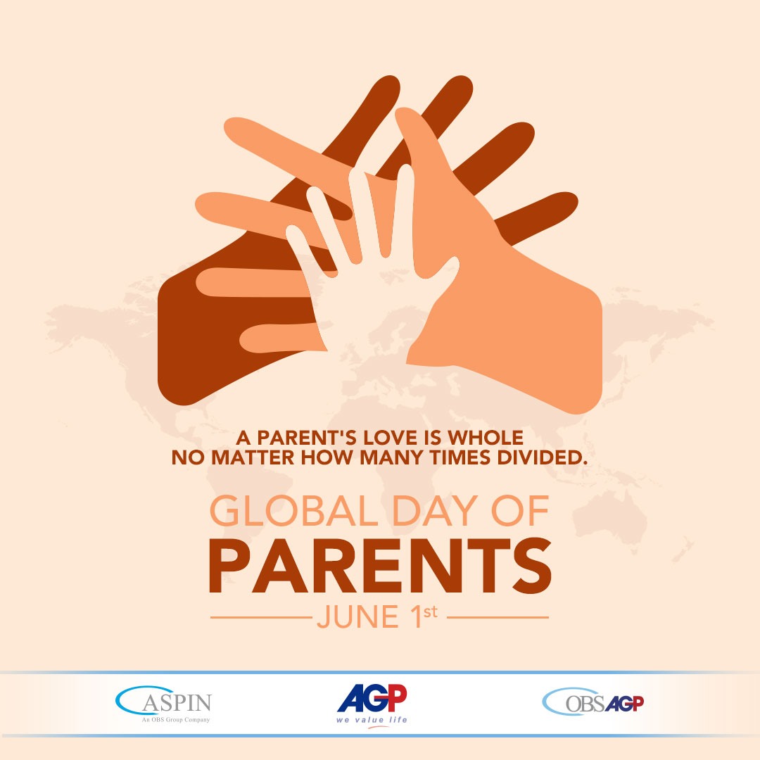Cherishing the bond that shapes our lives with unconditional love and support on Global Day of Parents.

#GlobalDayofParents #ParentsLove #ParentsSupport #ParentsDay
#AGPLimited #OBSAGP #Aspin