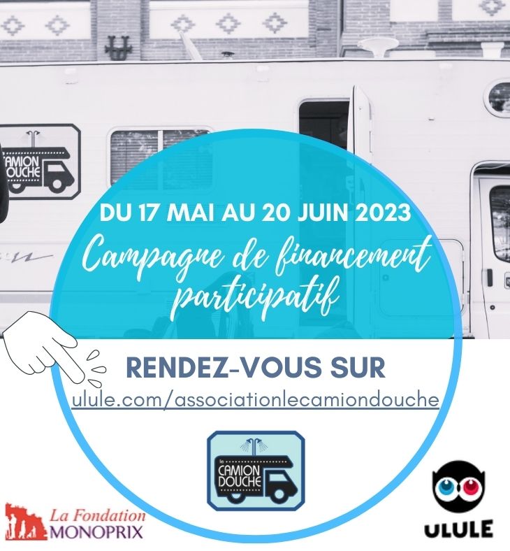 Le Camion Douche a été sélectionné par La Fondation Monoprix et Ulule dans le cadre de l’appel à projets Personnes Âgées &amp; Grande Précarité.
Une campagne de financement participatif est lancée : fr.ulule.com/le-camion-douc…
L'association vous remercie pour votre soutien 💦🙏💦