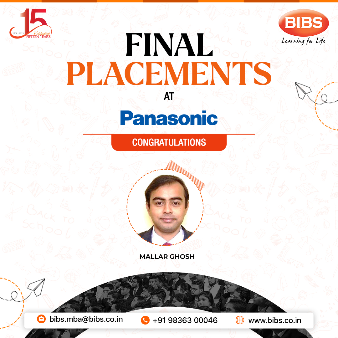 BIBS is delighted and proud to share the final placements of the students.  We congratulate & wish them success in their career! 

#bibs #bibskolkata #placements #placed #placementdrive #mbalife #mbacareer #mbastudent #mbaplacement #mbacollege #mbadegree #studentlife #placement