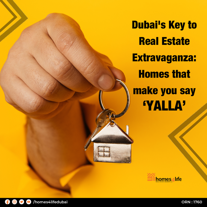 Discover Dubai's Key to Real Estate Extravaganza! Say "Yalla!" to homes that redefine luxury and sophistication. Immerse yourself in opulent residences, awe-inspiring architecture, and world-class amenities. Experience the epitome of modern living in the vibrant heart of Dubai. D