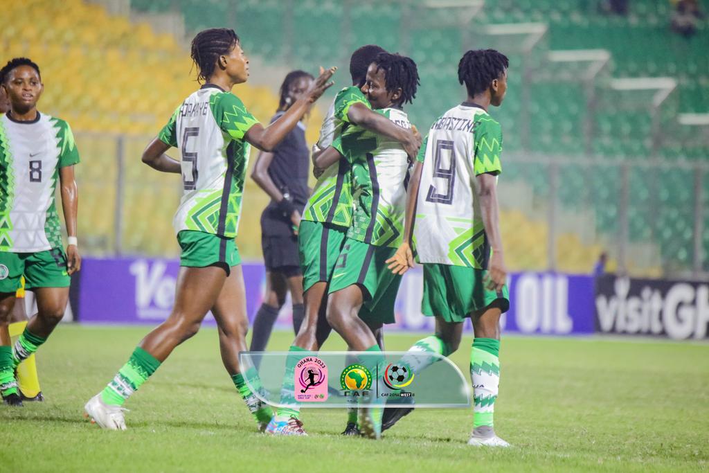 Another huge performance from us as we reach the final of the Wafu B U20 tournament after defeating Benin Republic. 🇳🇬🇳🇬🇳🇬💓. @U20wafu2023 #SoarFalconets #Team9jaStrong #U20WafuB #Tewogbola #PocketPass #dreamedit #T10
