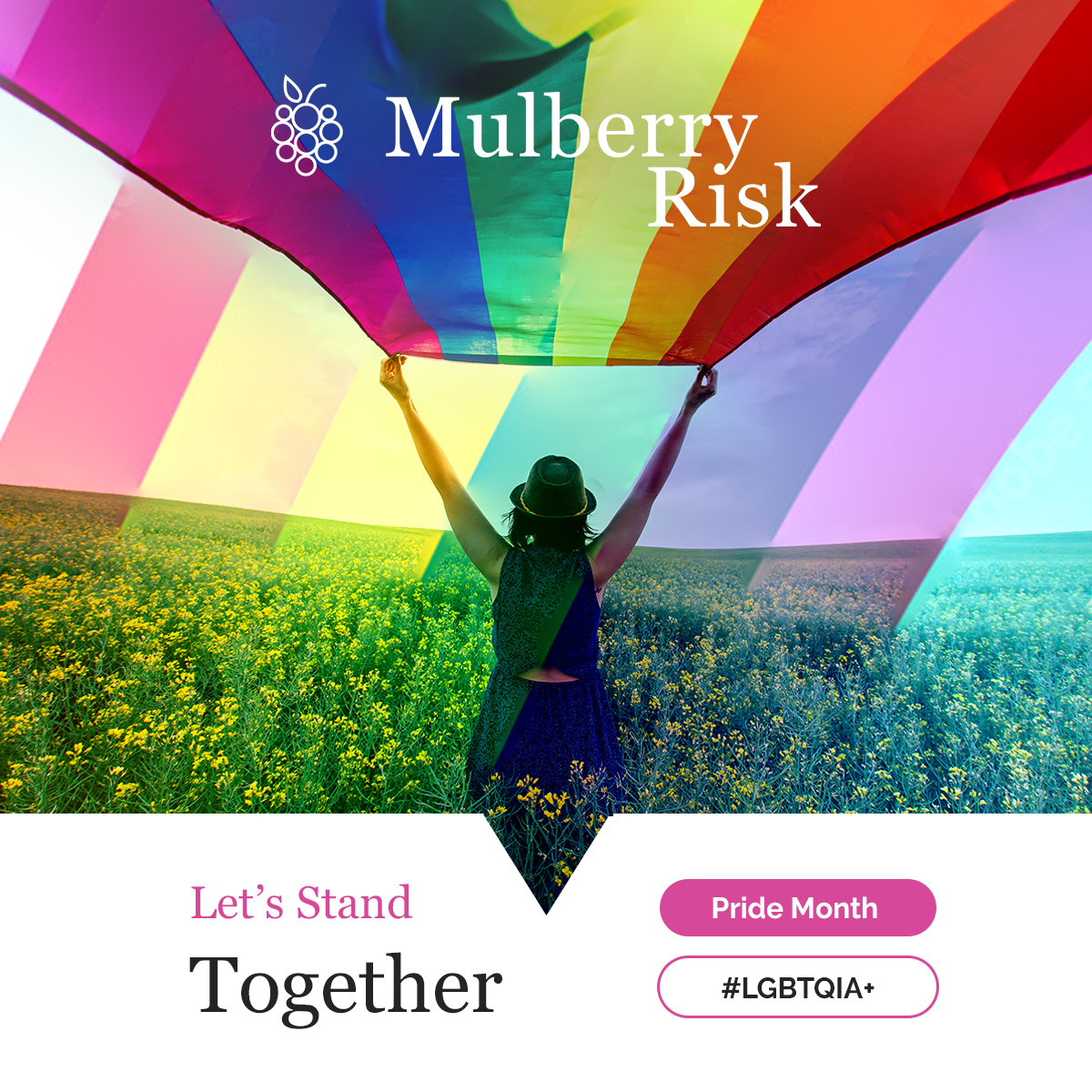 🌈 Happy Pride Month! 🌈

At Mulberry Risk, we believe in the power of diversity, love, and acceptance. This Pride Month, we proudly stand with the LGBTQ+ community. 🌍🌈

#PrideMonth #LoveIsLove #EqualityForAll #LGBTQ+ #InclusionMatters #CelebrateDiversity