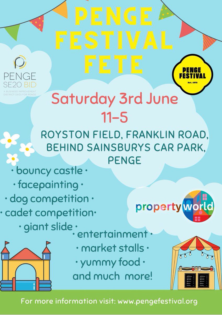 Looking forward to the Penge Festival fete this Saturday. I’ll have original artwork and prints, lots of tea towels - including Hug, and some Penge, Beckenham &amp; Crystal Palace gifts.

It’s going to be an amazing community day, so come on down and say hello!

#Local #Artist #Penge