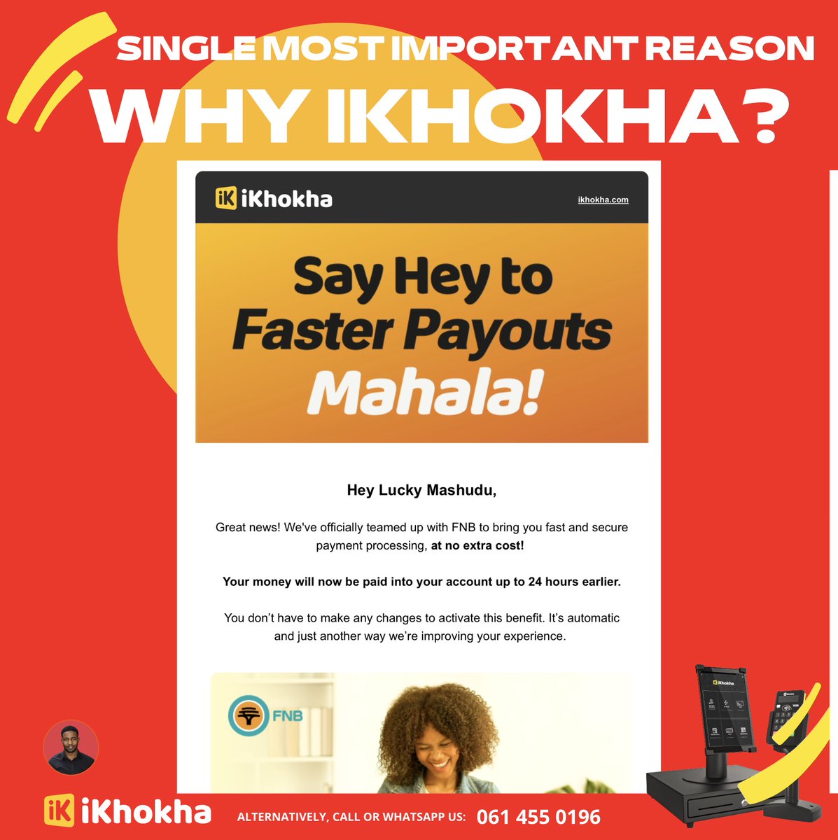 LuckyMashudu's tweet photo. ❤️🇿🇦 Att. RSA Business Owners. Don't Miss Out on IKhokha's Month End Price Drops. 

��🛍️ Order Using this Link - Includes Discount, Free Delivery &amp; Free Setup Assistance: https://t.co/1A5SJPsOsU

#iKhokha | Dr Umar | Anele | Curro | Yizo Yizo | Boity | #XRepo #PhalaPhalaFarmGate https://t.co/tFPhDJ1yu0