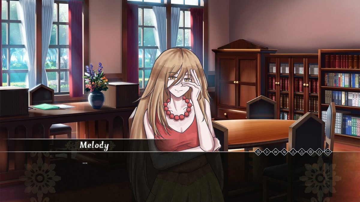 StudioFunnyface's tweet photo. There's a new girl at the school! It seems like she's been having trouble fitting in... maybe you can help her with that? #indiegame #renpy https://t.co/Ka1HBO54nH