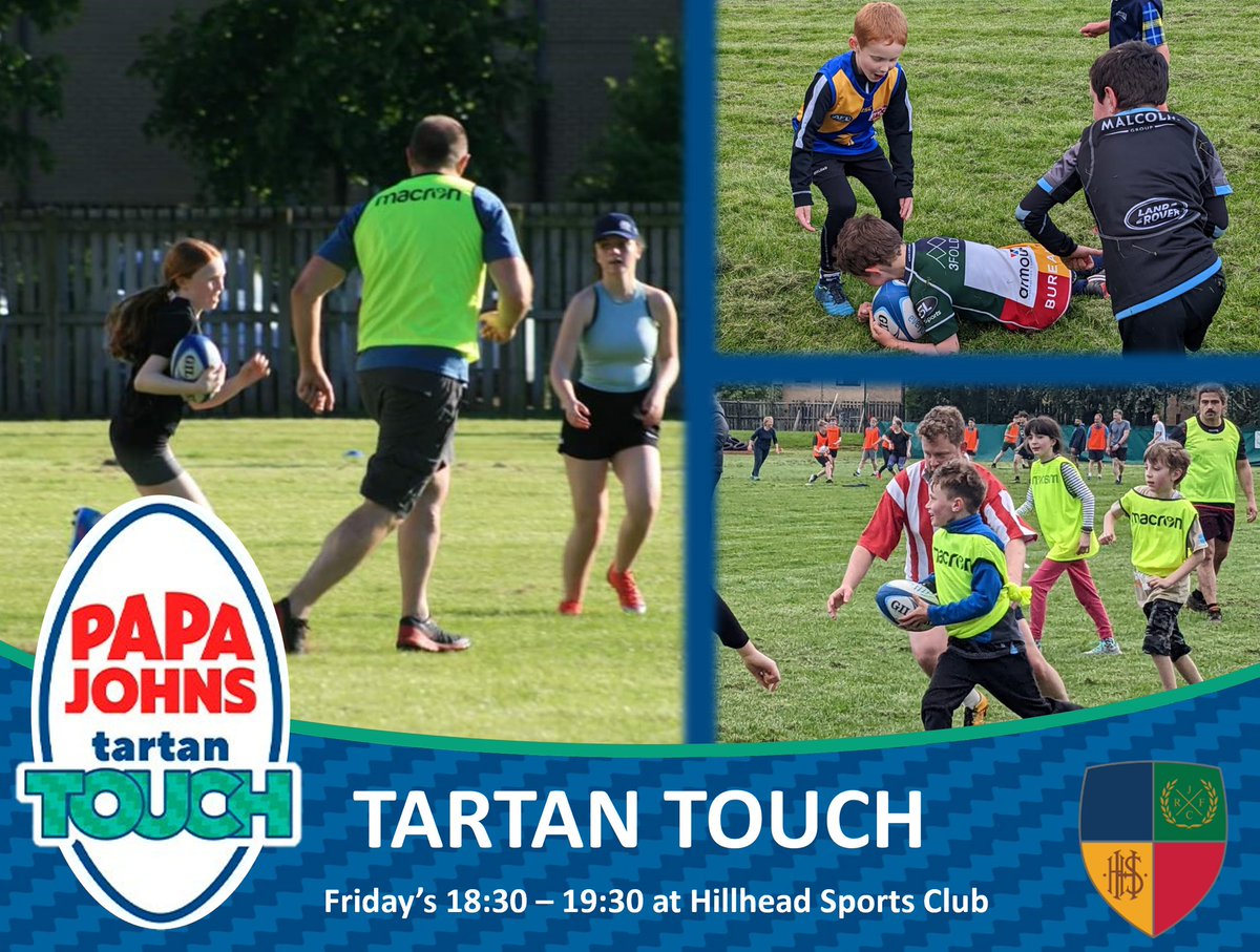 Tartan Touch continues tomorrow evening and the Glasgow sun is shining for another week!
All the details and links to secure your pass are at the link below:

hjrfc.com/community/papa…