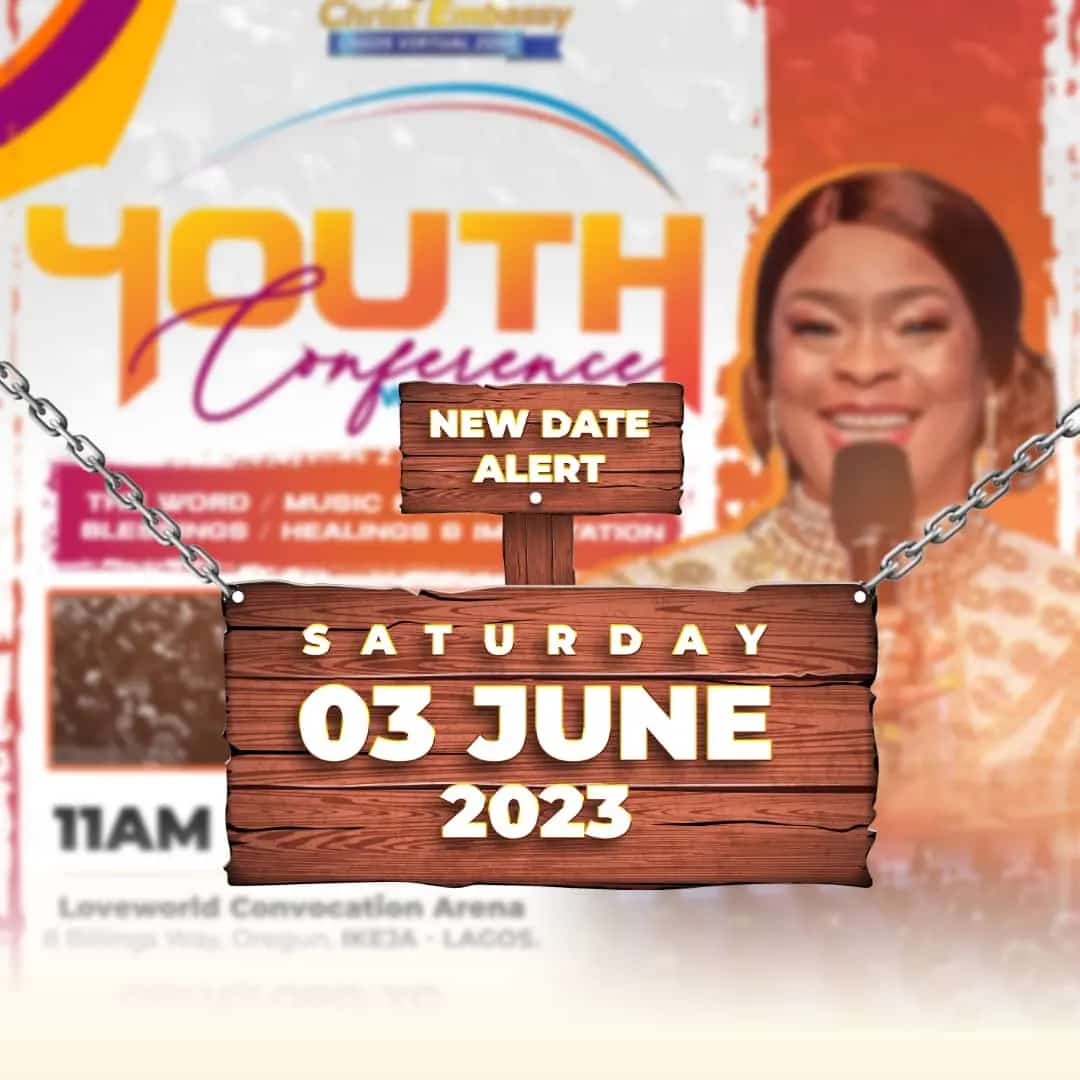 Don't just exist, live life to the fullest. Attend the Youth Conference with Pastor Yemisi, happening on Saturday, June 3rd at 11am at LoveWorld Convocation Arena, Oregun, Ikeja.
.
.
#YouthconferencewithPYK #Celvz Naira Petrol Godwin Emeifele