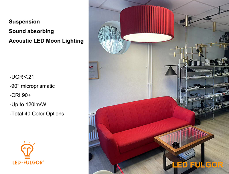 Thanks for our customer feedback the picture of our Acoustic Led Moon Light. Behemoth about 960 mm in size and red color, goes well with a red sofa.
fulgorled.en.alibaba.com
#acousticlighting #LEDMoonLight #Acousticpendantluminaire #LED #architecturallighting #commerciallighting