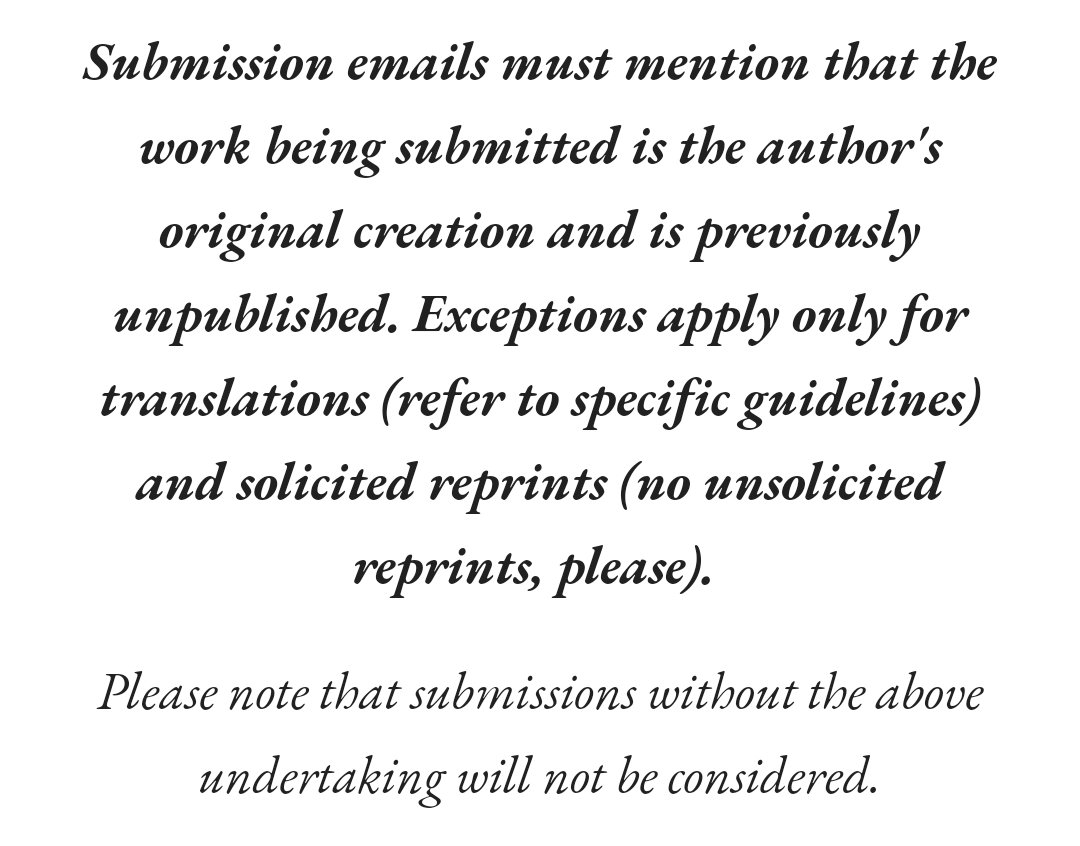 Submission guidelines have been updated accordingly. Issue 2 submissions open on July 1, 2023. Weekly Feature submissions are currently open.

We thank each one of you who has read, submitted to, shared, and supported us in any way. Your kindness means the world to THR. 💚