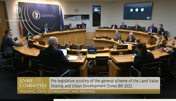 #OireachtasTV - Watch LIVE as the Joint Committee on Housing, Local Government and Heritage meets for pre-legislative scrutiny of the Land Value Sharing and Urban Development Zones Bill 2022 with @IIP12765501 @IPAVireland & @IhbaIreland #SeeForYourself bit.ly/2KtPKh2