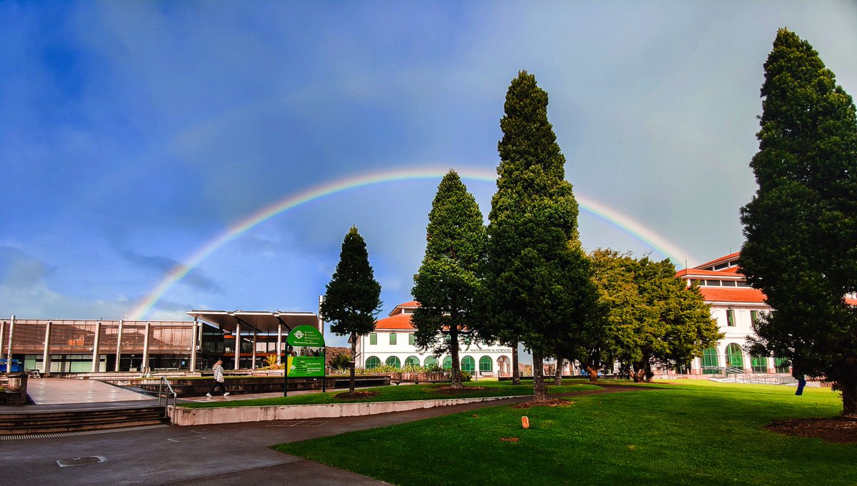 Today we had an awesome #rainbow at <a href="/MasseyUni/">Massey University</a> in #Albany