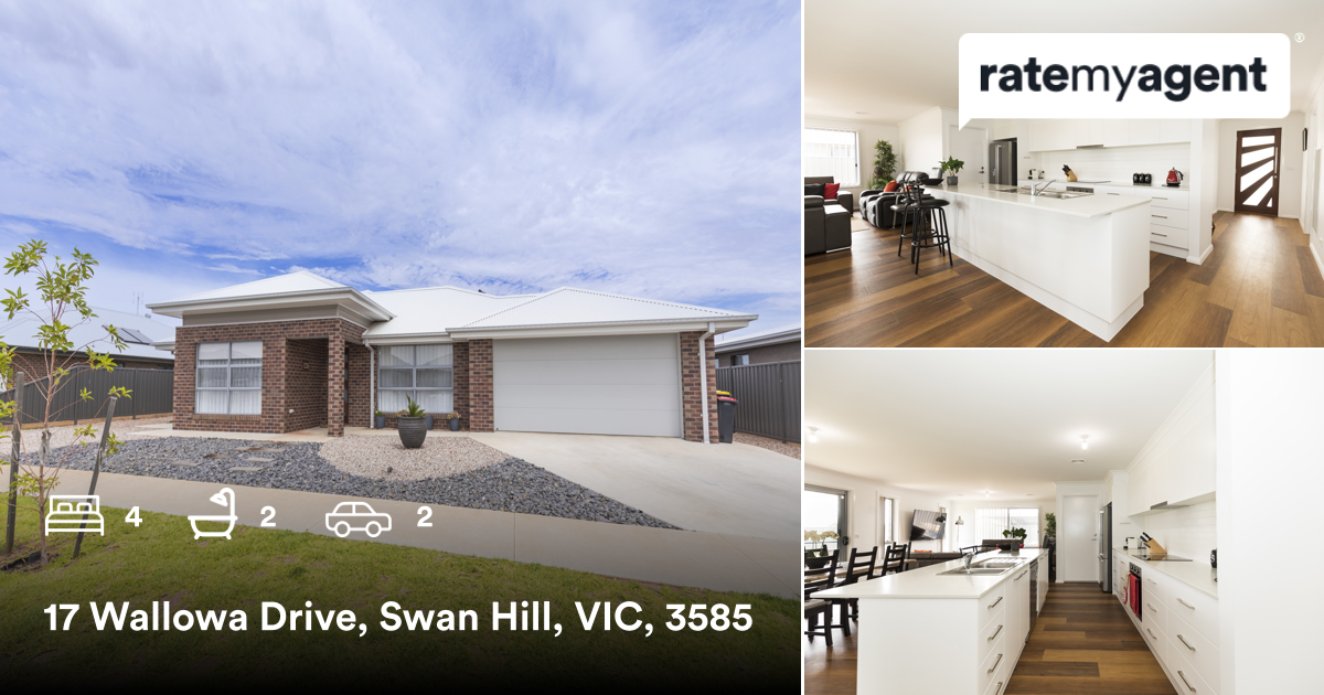 eviewgroup's tweet image. 🛌 4 🛀 2 🚘 2
📍 17 Wallowa Drive, Swan Hill, VIC, 3585

Our agent’s latest sale on #RateMyAgent

rma.reviews/CYT4nECgzH5i

...
#ratemyagent #realestate #Eview_Group__Australia
