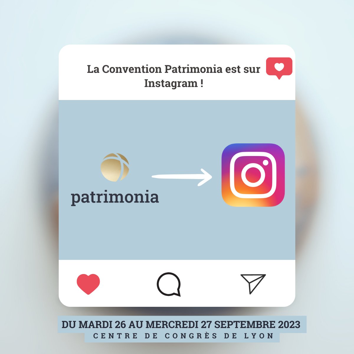 🔔Nouveau !
Patrimonia est maintenant sur instagram ! 🤩
Suivez-nous sur 𝗰𝗼𝗻𝘃𝗲𝗻𝘁𝗶𝗼𝗻_𝗽𝗮𝘁𝗿𝗶𝗺𝗼𝗻𝗶𝗮 pour toujours plus de contenus, photos, réels et stories tout au long de l'année ! 🌈

Ps : les inscriptions sont ouvertes 👉 lnkd.in/gmx7UaW9

#Patrimonia