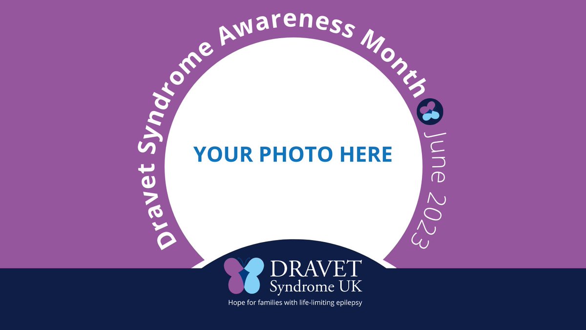 June's #DravetAwarenessMonth is our annual opportunity to shout even more loudly about the need for more awareness, support & treatment for everyone affected by #DravetSyndrome.
📸 Use our profile pic frame to start spreading the word: twibbon.com/support/ds-awa…

#EveryFamilyCounts