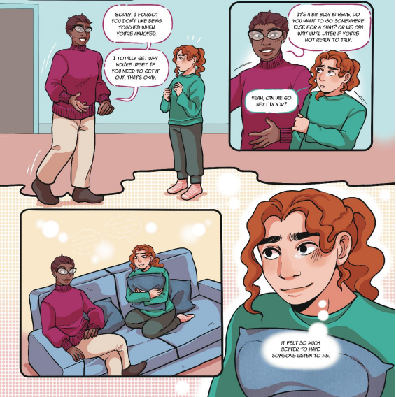 AberlourCCT's tweet photo. In our report 'The Promise - Rethinking Restraint', we listened to the voices of children and young people. Using a series of scenarios presented in comic stories &amp; videos, young people were supported by Promise Development workers to share their views. 👓https://t.co/rCRh7XiPKu https://t.co/5GDI3M5Aje