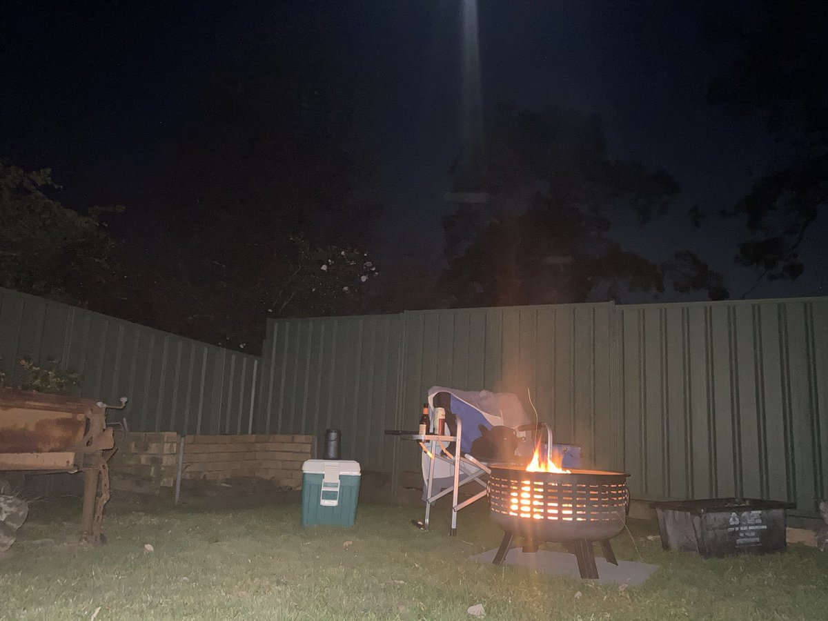 Blind man, photography😆😉😂, great night for a fire in the Blue Mountains