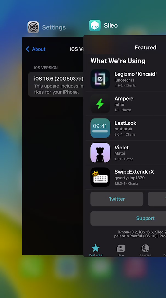 burhangee's tweet image. Tested and works iOS 16.6 Beta 2. #palera1n #jailbreak #ios166 #beta2