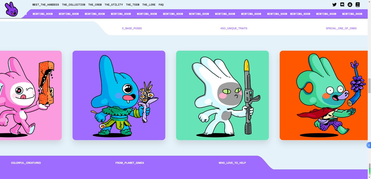 tolycui8301642's tweet photo. I just entered the @HANDEESNFT secret raffle! 
thank you !!Congratulations on the successful launch of the website, very beautiful website：https://t.co/XOWMY69lDh

@0rcahwi @micmicNOTmic @raintheplug 
#Handees https://t.co/Yj7PplUFg2