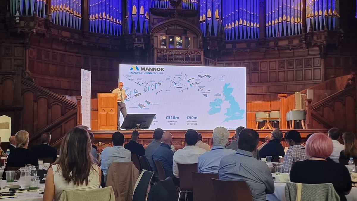 It was a pleasure to attend @ManufacturingNI's Anchor High Leadership Summit and celebrate the industry during #manufacturingmonth. During the sustainability section of the event, our Sustainability Manager was delighted to share his advice as well as details on our 2030 Vision.