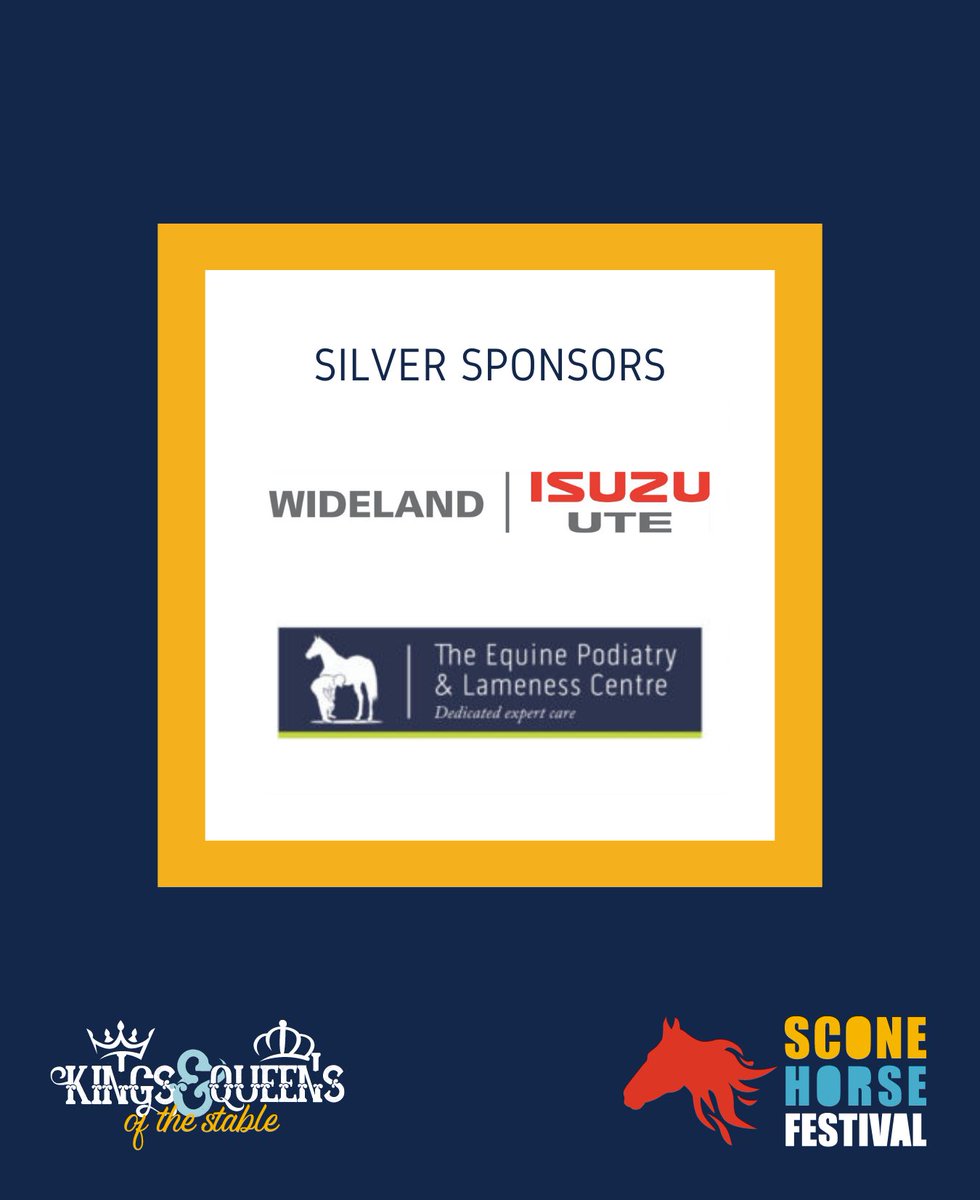 sconefestival's tweet photo. Our silver sponsors are fundamental to our community &amp; we were thrilled they came on board to support us in celebrating our equine industry. Our thanks goes to:
Barastoc Horse
Daracob
Regional Australia Bank
Scone RSL
Equine Podiatry &amp; Lameness Centre
Wideland-Muswellbrook Toyota https://t.co/DOqJhbIKYN