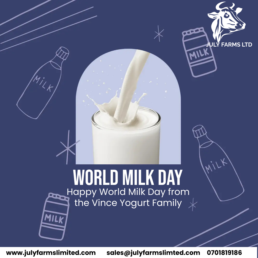 Raise a glass to World Milk Day and indulge in the creamy goodness of Vince Yogurt! 🥛🌍 
#WorldMilkDay23 #VinceYogurt #CreamyGoodness #NourishYourself'