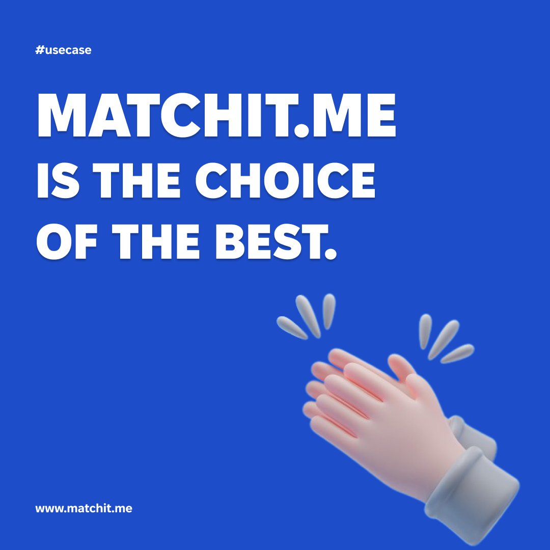 🤘🏻 Join Matchit.me and easily connect with the most talented candidates
❗️you are a recruiter with an candidate database: app.matchit.me/register?ref=t…
❗️you are in search of candidates: app.matchit.me/company/regist…
#work #data #people #recruiter #vacancy #hiring #agency