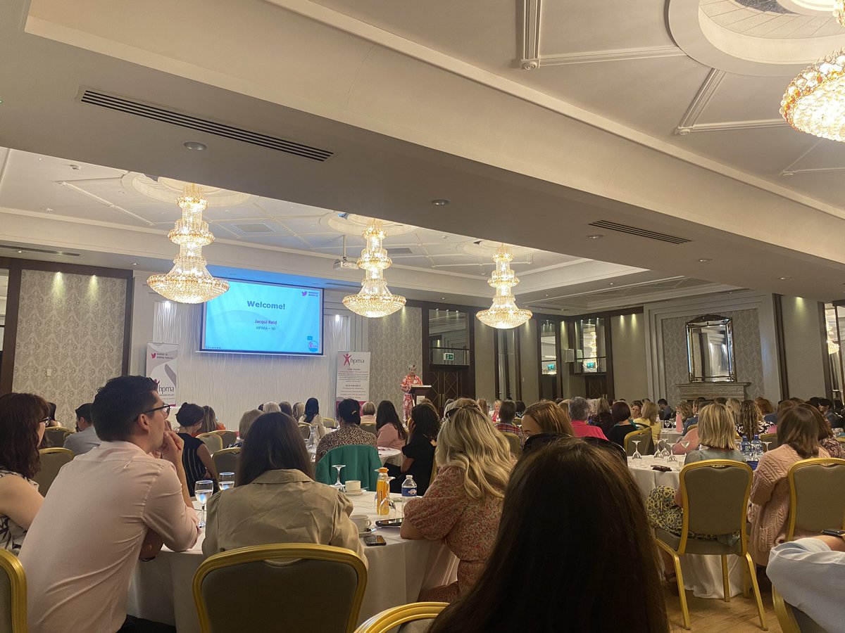 Welcome address at <a href="/HPMA_NI/">HPMA NI</a> conference and awards. Great opening for the next 2 days <a href="/BelfastTrust/">Belfast Trust</a>